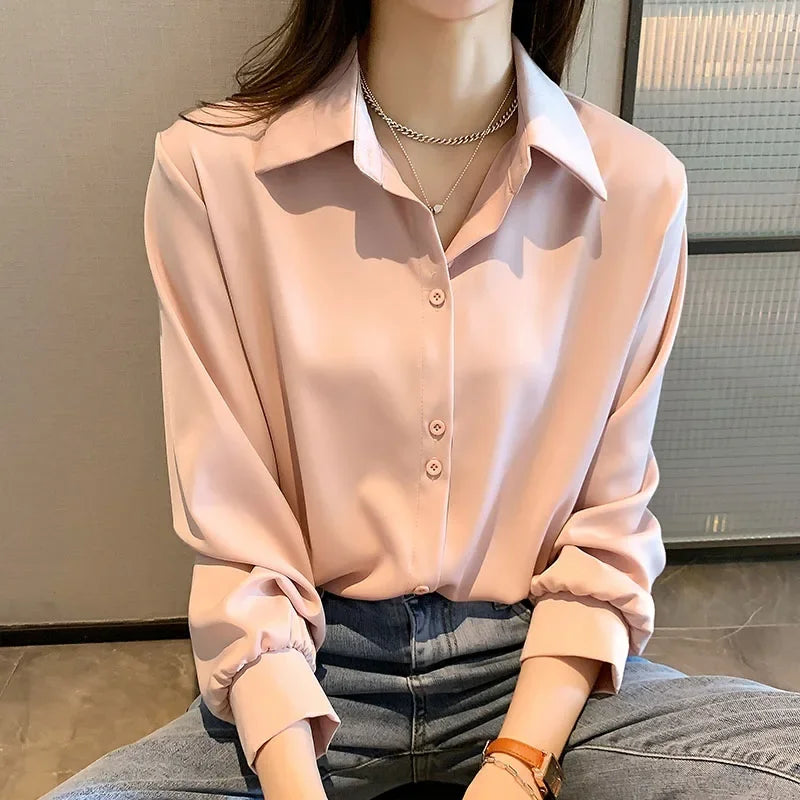 Black Chiffon Blouse
